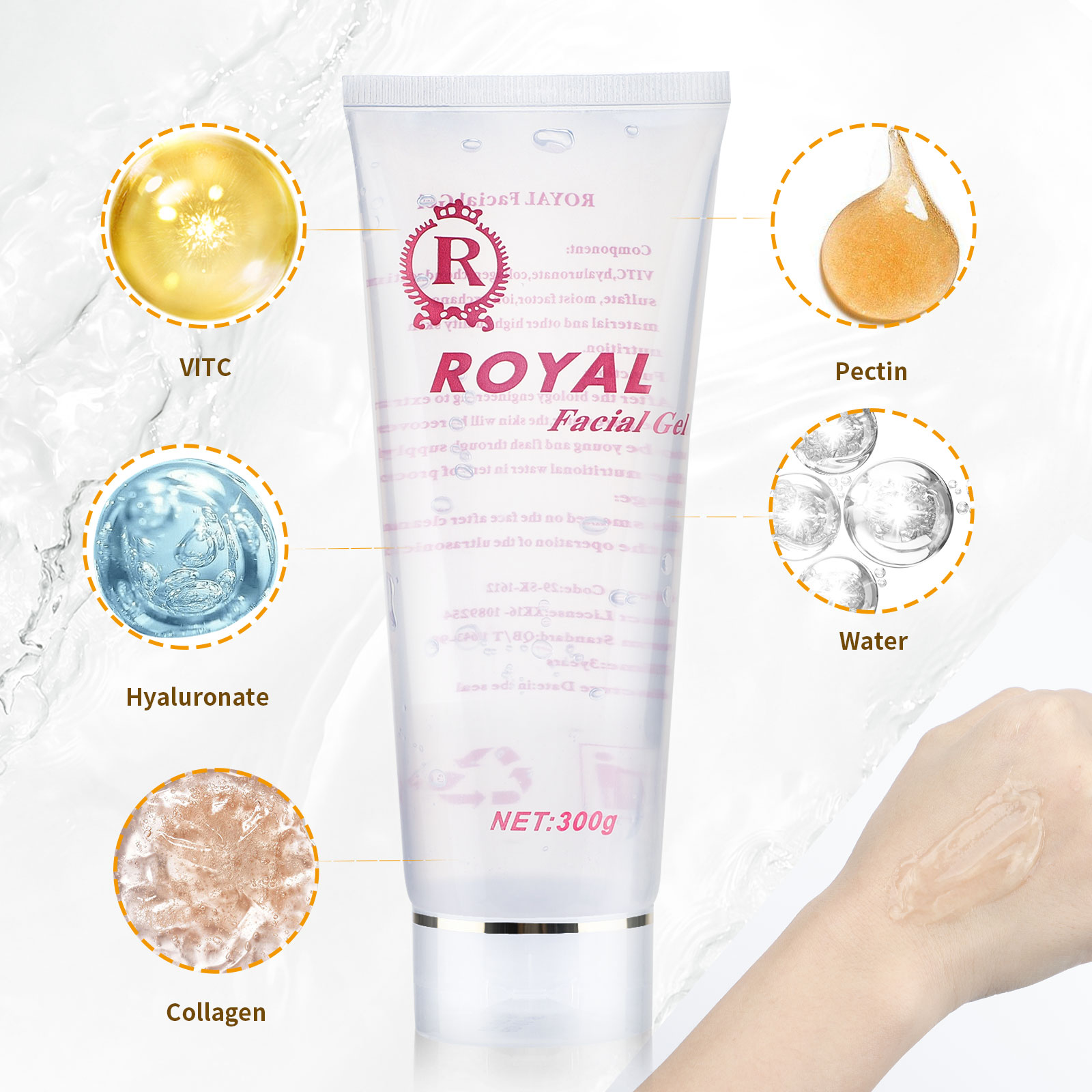 Gel ultrasonik 300g, Gel kondu - Rf Microneedling Machine Fractional ulasan dan harga