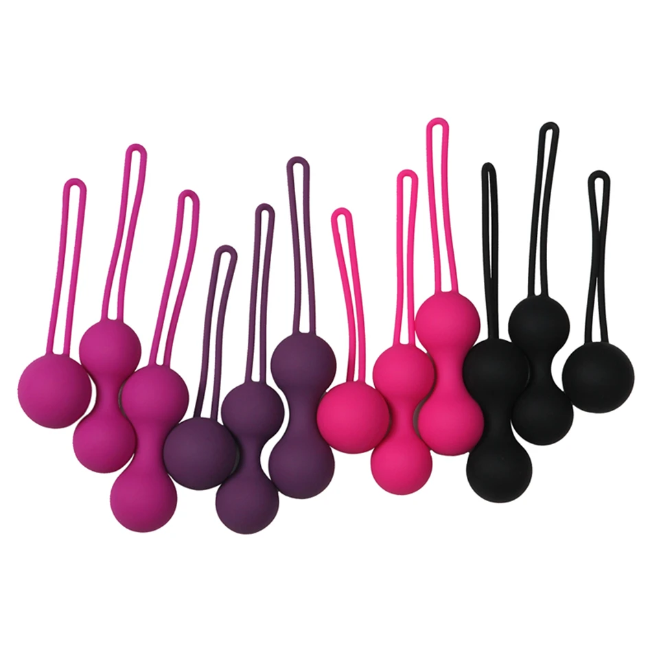 3 buah Set bola pintar silikon - Vaginal Tightening Hifu Machine ulasan dan harga