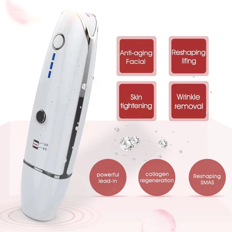 Mini Hifu Ultrasonik RF Garis  - Anti Aging Ultrasound Face Machine ulasan dan harga
