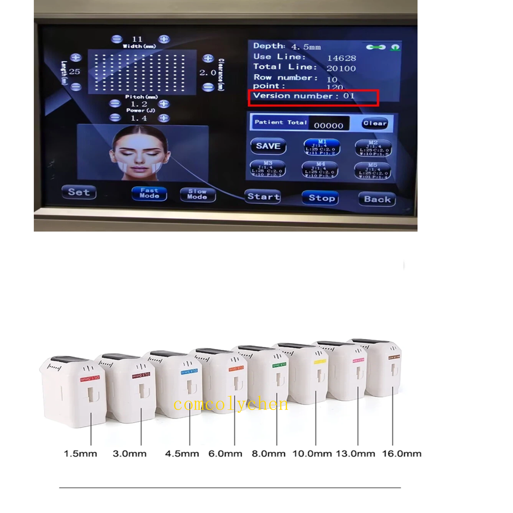 Kepala Pengganti Cartridge HIF - 4D Hifu Machine Skin Tightening ulasan dan harga